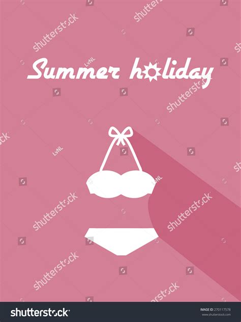 Summer Poster Bikini Stock Vector Royalty Free