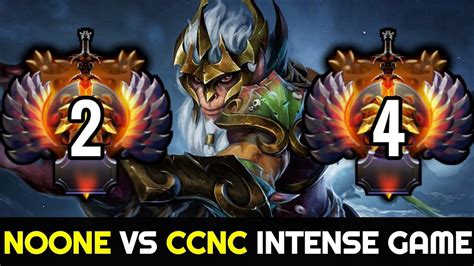 TOP 2 MMR Vs TOP 4 MMR Intense Game NOONE Mid Vs CCNC YouTube