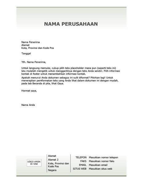 Contoh Email Formal Ke Perusahaan - 6 Contoh Surat Undangan Resmi Yang Baik Dan Benar - Turner ...