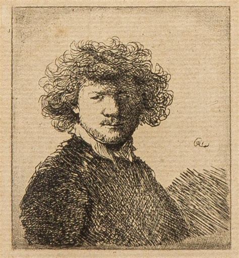 Lot Rembrandt Van Rijn Dutch 1606 1669 A Portrait Of A Man Etching 2 1 4 X 2 In 5 5 X