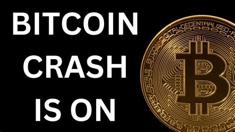 Urgent The Bitcoin Crash Has Begun⚠️⚠️⚠️crypto To Rekt City Youtube