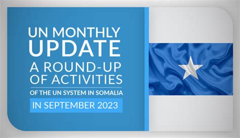 A round-up of activities of the UN system in Somalia in September 2023 ...