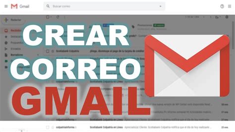 Crear Email o Correo Electrónico en GMAIL GRATIS Tutorial