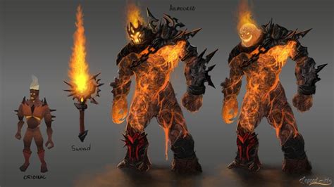 Smite Fire Giant Concept Art