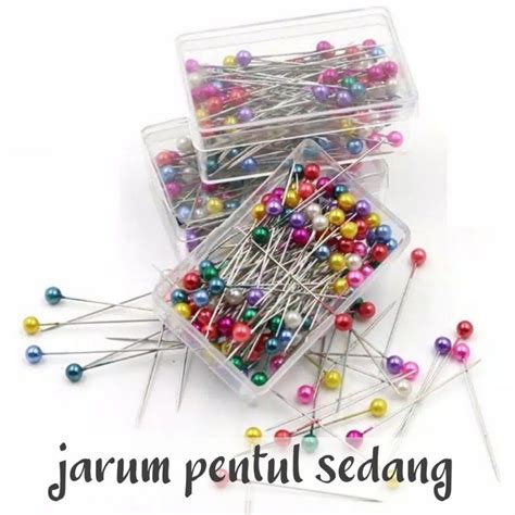 Jual Bros Mini Dan Besar Emas Perak Peniti Jarum Pentul Accessories