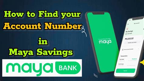 How To Find An Account Number In Maya Bank Maya Savings Account