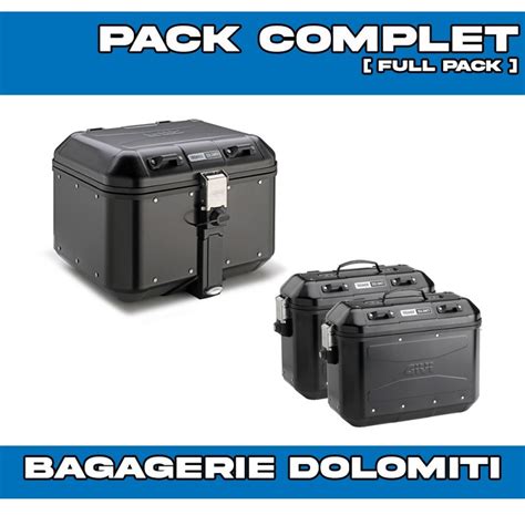 Givi Dolomiti Black Luggage Kit For Transalp XL750