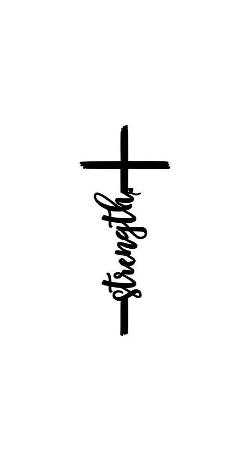 Tattoos Meaning Strength Strength Tattoo Tattoos With Meaning Cross