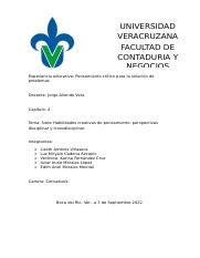 Resumen Capitulo Docx Universidad Veracruzana Facultad De