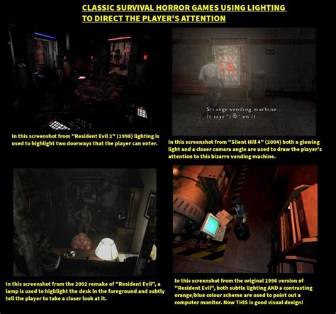 Lighting Design In Classic Survival Horror Games Pekoeblaze The