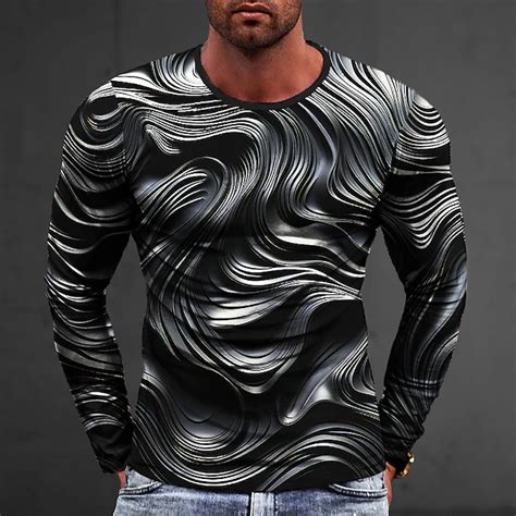 Graphic Abstract Geometic Fashion Designer Casual Mens 3d Print T Shirt Tee Sports Outdoor