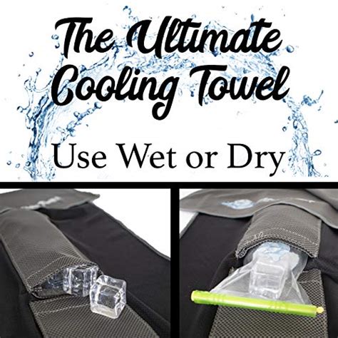 Bare Neckd Ice Cooling Towels For Athletes Sports Fitness Gym Yoga Hiking Travel Hot Flashes