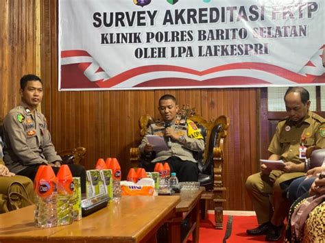 Secara Daring Sidokkes Ikuti Survey Akreditasi FKTP Klinik Polres