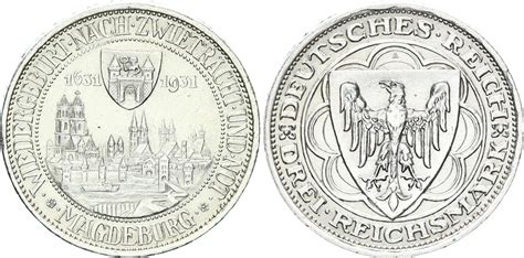 Weimarer Republik Reichsmark A Magdeburg Pr Gefrisch Fast