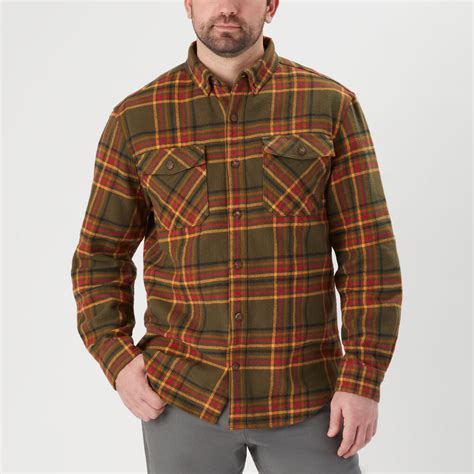 Mens Burlyweight Flannel Relaxed Fit Shirt Duluth Trading Company