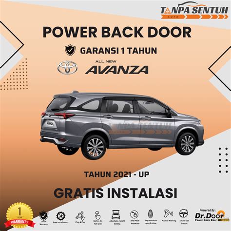 Jual All New Avanza 2021 Power Back Door Electric Tail Gate Pintu