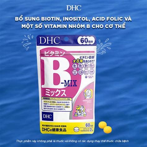 Viên uống Vitamin B tổng hợp DHC Vitamin B Mix DHC Việt Nam