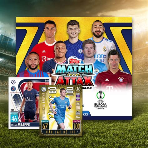 Bộ Sưu Tập 80 Thẻ Cầu Thủ In Album Match Attax 2021 22 Shopee Việt Nam