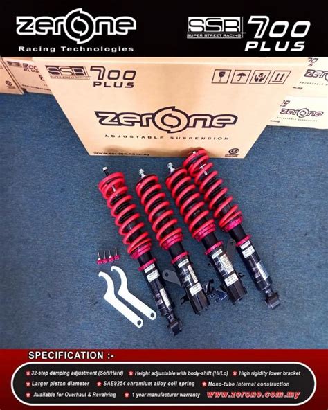 Zerone Ssr Plus Adjustable Suspension Proton Waja Gen Wira