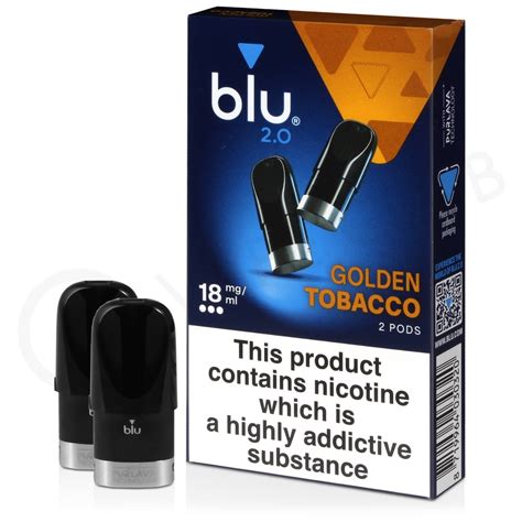 Golden Tobacco Blu Prefilled Pod Pack Of Two