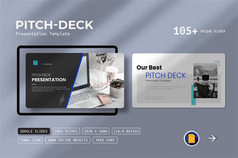 Pitch-deck Google Slides Presentation Template par generousart sur PoweredTemplate. Theme Google ...