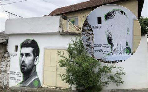 SVE SRPSKO IM SMETA Uništen mural sa likom Novaka Đokovića na Kosovu i