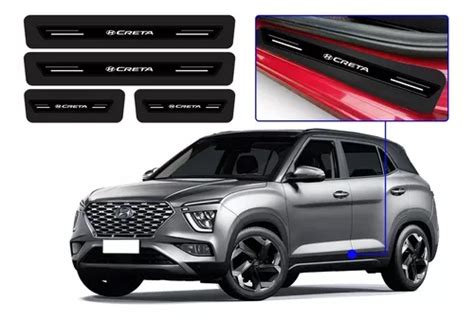 Soleira De Porta Platinum Hyundai Creta Preto