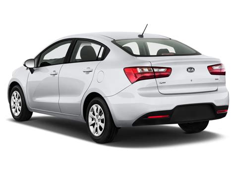 Image 2013 Kia Rio 4 Door Sedan Auto Lx Angular Rear Exterior View