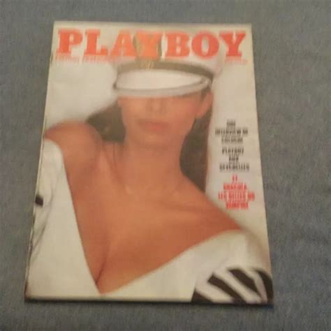 Ancienne Revue Playboy N Avril Vintage Tat D Usage Eur