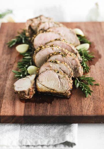 Perfect Garlic Rosemary Pork Tenderloin Lively Table