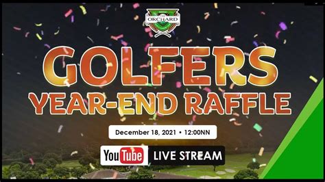 Golfers Year End Raffle Major And Special Prizes Video Teaser Youtube