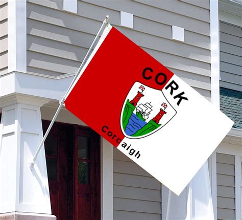 County Cork Ireland Crest Flag 5 X 3 Ft