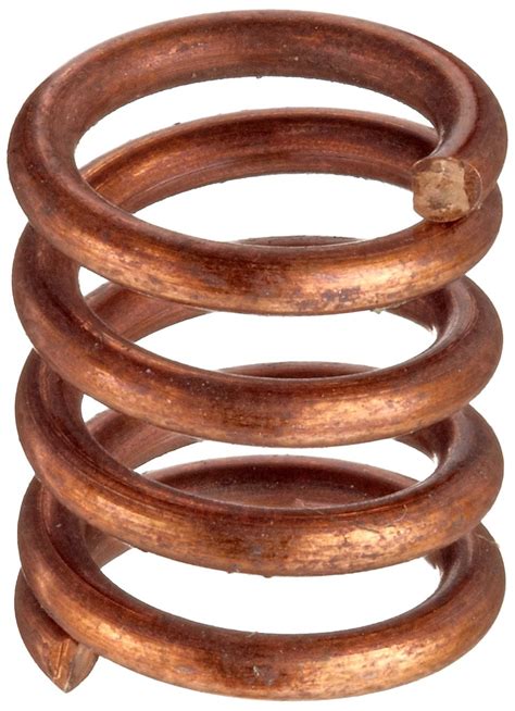 Silver Coated Beryllium Copper Compression Spring Od X Wire