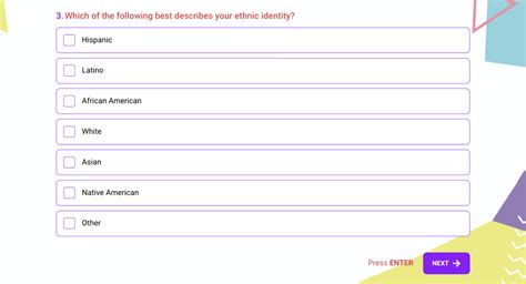 Ethnicity questions in surveys and questionnaires: tips & examples - forms.app