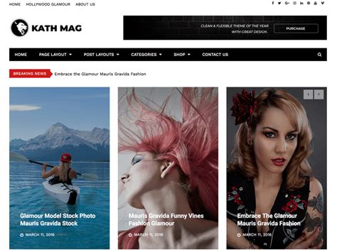 Kathmag Free Ecommerce WordPress Theme Freebie Supply