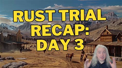 Rust Recap Day 3 Youtube