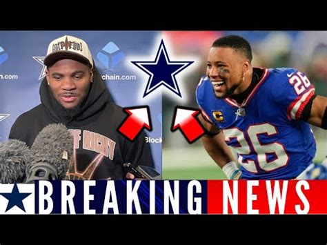 Urgent News Just Happened Saquon Barkley In Dallas Micah Parsons