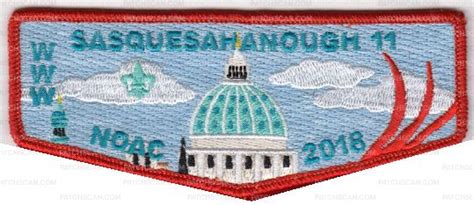 Sasquesahanough 11 NOAC 2018 Flap Set On PatchScan