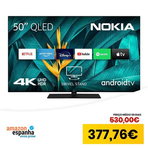 Nokia Cm K Uhd Qled Tv Smart Android Tv Qn Gv Isw