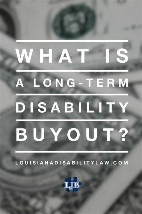 What Is A Long Term Disability Buyout Should I Accept A Disability