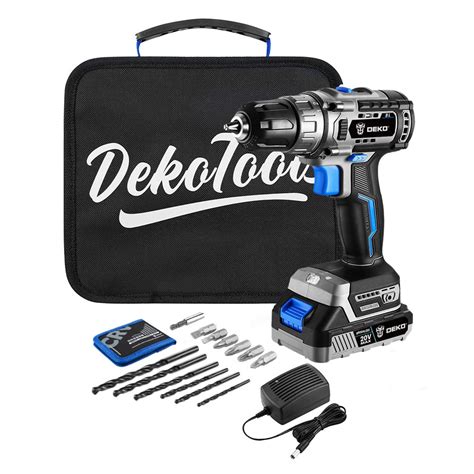 Parafusadeira Furadeira Brushless 3/8 Polegadas - DEKO-DKBL20DU3-B