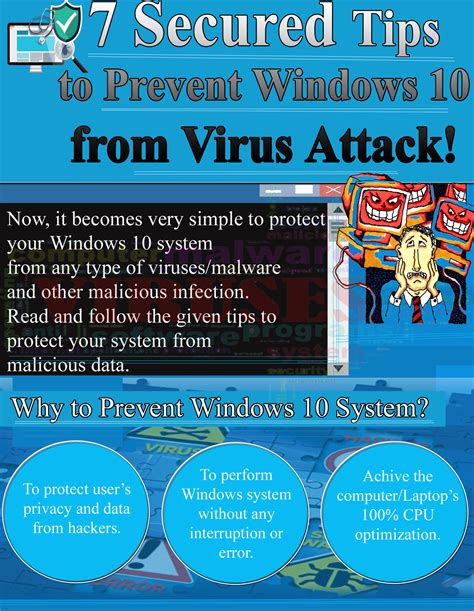 Infographic Top 7 Secured Tips To Prevent Windows 10 From Virus Attack