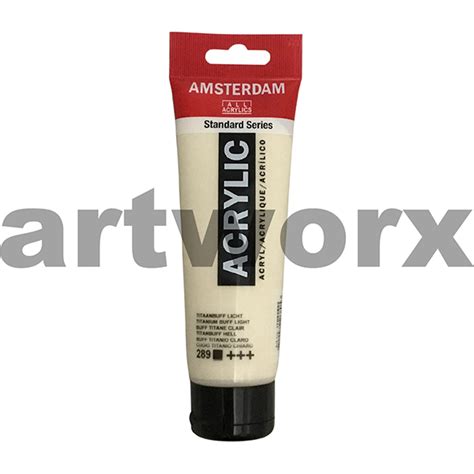 Titanium Buff Light Ml Amsterdam Acrylic Paint Acrylic Paint