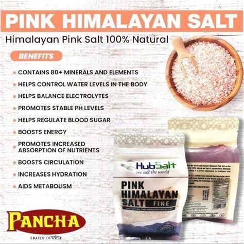 Pancha Pink Himalayan Salt Edible 500 Grams Lazada