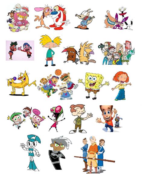 The Nicktoons shows loved through the years - Media Portfolio