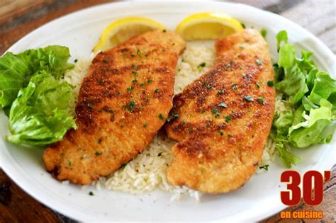 Escalope de dinde panée au parmesan 30 minutes en cuisine