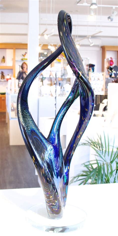 Dichroic Glass Art Sculpture From Kelasa Glass Gallery On Kauaii Dichroic Glass Art Glass