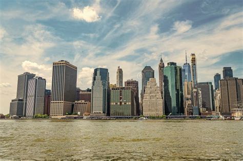 East River Cityscape Manhattan New York Gratte Ciel De Manhattan