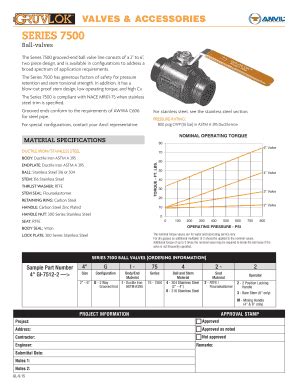 Fillable Online WELDED COMBINATIONS - Anvil International Fax Email Print - pdfFiller