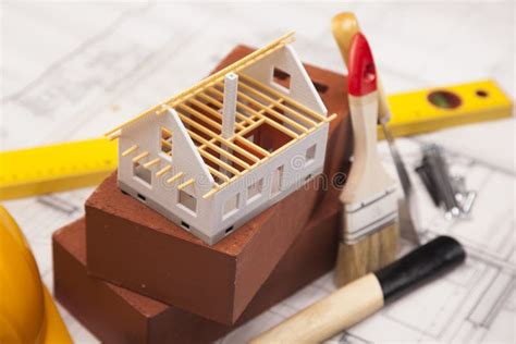 Building and Construction Equipment Stock Photo - Image of work, white ...